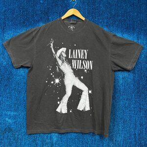 Lainey Wilson Sparkling Live Bell Bottom Country Pop Tee XXL